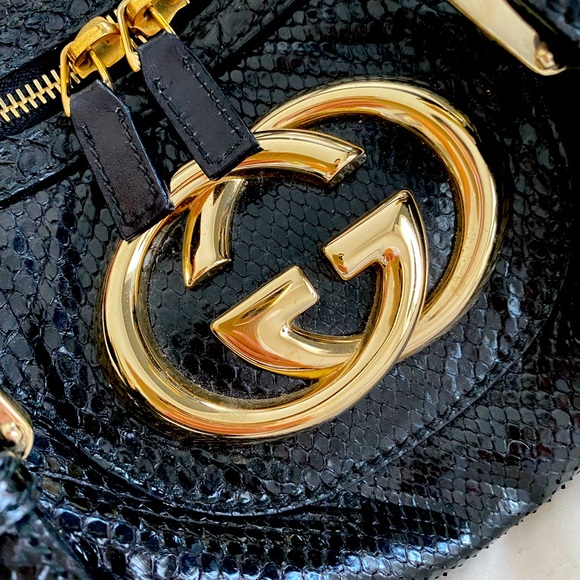 Gucci black python runway bag one off - Picture 2 of 6
